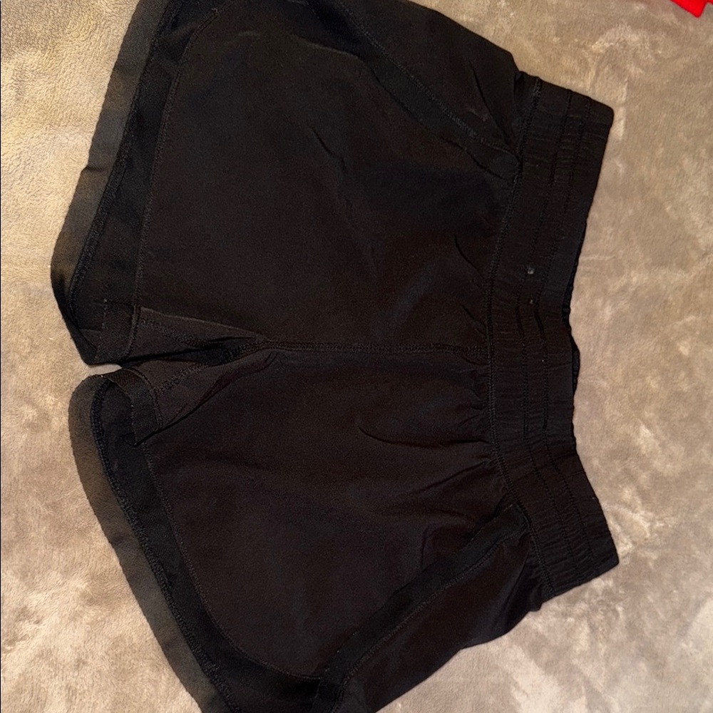 90 Degree By Reflex Black Athletic Shorts